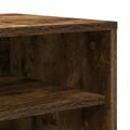 vidaXL Botník dymový dub 60x35x70 cm spracované drevo