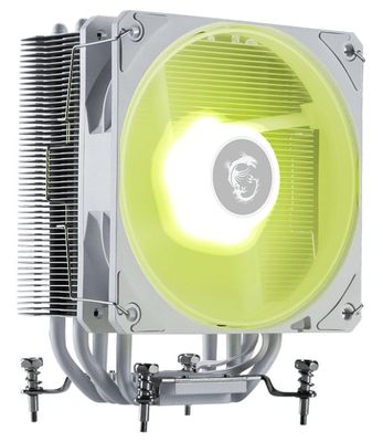 MSI chladič CPU MAG COREFROZER AA13 WHITE/ 120mm ARGB fan/ biely Chladič, pre CPU, pre Intel i AMD, socket 1851, 1700, AM5, AM4, 240W TDP, 120mm ARGB ventilátor, 4 heatpipe, PWM, biely
