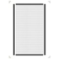 vidaXL Magnetická okenná sieťka proti hmyzu biela 80x140 cm