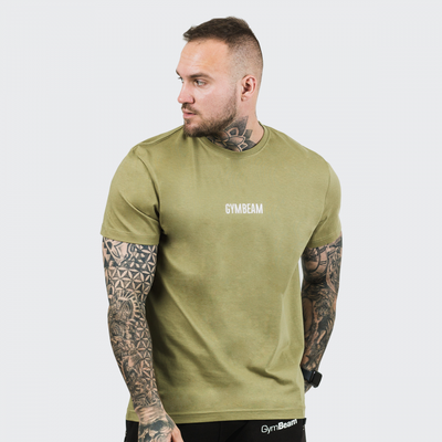 Tričko FIT Olive - GymBeam, veľkosť XXL