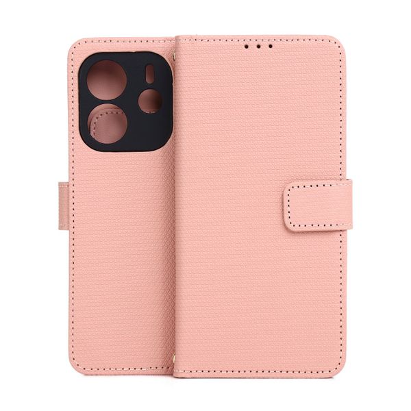 Puzdro Smart Triangle pre Xiaomi Redmi Note 14 4G (Global) (164,84 x 78,15 x 8,16 mm) ružové