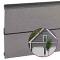 vidaXL Obkladové nástenné panely 8 ks sivé 170x15 cm WPC