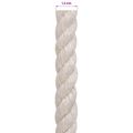 vidaXL Jutové lano 12 mm Biela 100% Tossa juta