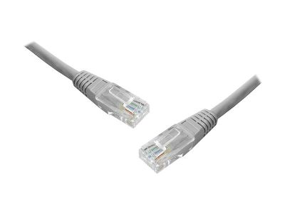UTP Patch Kábel Lexton RJ45 CAT6E 5m 8P8C 1:1 Sivý