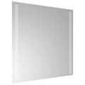 vidaXL Zrkadlo do kúpeľne s LED Priehľadná 50 x 50 cm tvrdené sklo