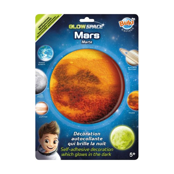 Mars Svetielkujúca dekorácia na stenu