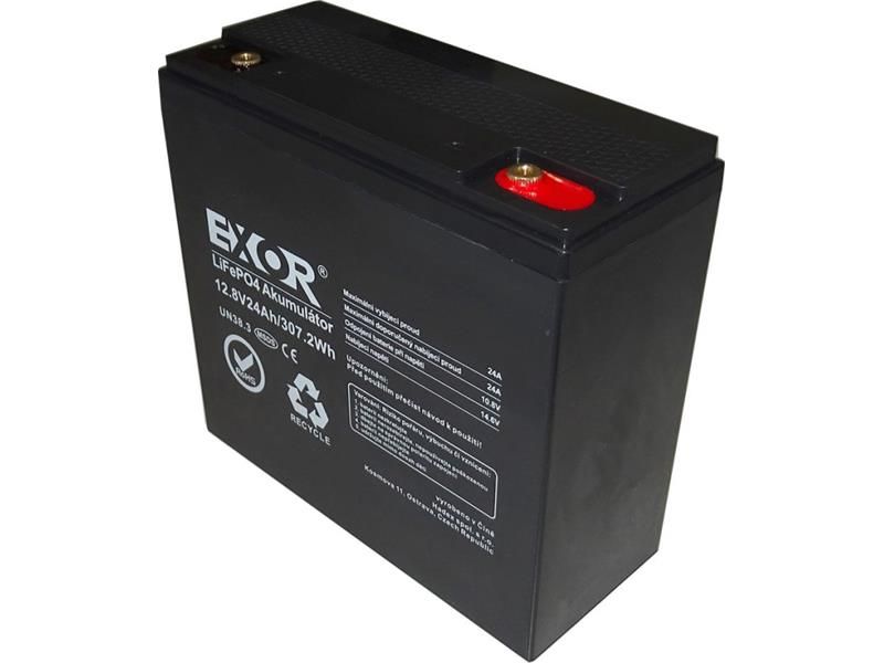 Batéria LiFePO4 12,8V 24Ah EXOR LFP R926