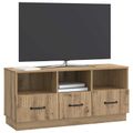 vidaXL TV skrinka 102 x 34,5 x 47 cm Dub artisan Kompozitné drevo