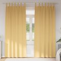 vidaXL Záclony na zatemnenie s krúžkami 2 ks Béžová 225 x 140 cm