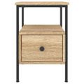 vidaXL Nočné stolíky 2 ks dub sonoma 34x36x50 cm kompozitné drevo