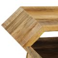 vidaXL Prístavný stolík z mangovníkového dreva 90x35x76 cm