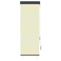 vidaXL Vonkajšia zatemňovacia roleta 60x250 cm krémová