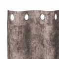 vidaXL Sametové závesy 2 ks Kapučínová 245 x 140 cm Zamat