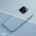 Puzdro Etteri Silicone pre iPhone 16 Pro 6,3" svetlo modré