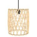 vidaXL Tienidlo na lampu hnedé Ø23x28 cm prútené