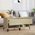 vidaXL Bočné stolíky 2 ks dub sonoma 50x46x50 spracované drevo