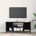 vidaXL TV skrinka 102 x 35 x 45 cm Čierny dub Kompozitné drevo