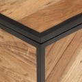 vidaXL Úložný box 60x30x30 cm masívna akácia a železo