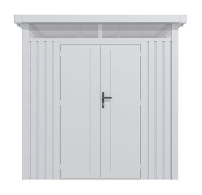 Záhradný domček G21 Atlanta 529 - 230 x 230 cm, metalická siva
