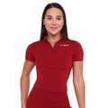 Dámske tričko Cropped Ignite Dark Red - GymBeam, veľkosť L, veľkosť oblečenia L