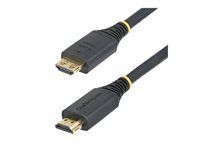 Startech 15ft High Speed HDMI Cable w/Gripping Connectors, 4K 60Hz - Vysoká rýchlosť - kábel HDMI s ethernetom - HDMI s kolíkmi (male) do HDMI s kolíkmi (male) - 4.5 m - tienený - čierna - neobsahuje halogén, pasívny, podpora 4K60Hz, podpora 1080p 240Hz, podpora 2K144Hz