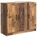 vidaXL Servírovacia skriňa Staré drevo 89 x 34,5 x 77 cm