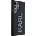 Obal Karl Lagerfeld pre Samsung Galaxy S24 Ultra KLHCS24L3DMBKCK čierny HC 3D logo trblietavý