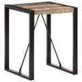 vidaXL Jedálenský stôl 60x60x75 cm, recyklovaný masív