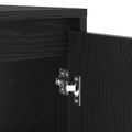 vidaXL Kabinet na práčku Čierny dub 87 x 60 x 89 cm Kompozitné drevo