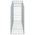 vidaXL Oblúkové gabiónové koše 11 ks 200x50x100/120cm pozinkov. železo