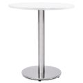 VidaXL Bistro Stolová noha Strieborná Ø45x72 cm Nerezová oceľ