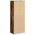 vidaXL Knižnica dymový dub 40x24x102 cm kompozitné drevo