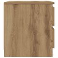 vidaXL Nočný stolík dub artisan 50x40x43,5 cm kompozitné drevo