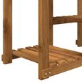 vidaXL Stojan na rastliny Prírodná 85 x 30 x 114,5 cm
