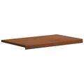 vidaXL Parapetné dosky Hnedé drevo 100 x 50 x 4,5 cm PVC