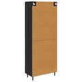 vidaXL Highboard 2 ks Čierny dub 69,5 x 34 x 180 cm Kompozitné drevo