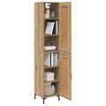 vidaXL Highboard Remeselný dub 34,5 x 34 x 180 cm Kompozitné drevo