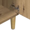 vidaXL TV skrinka dub artisan 102x35x50 cm spracované drevo