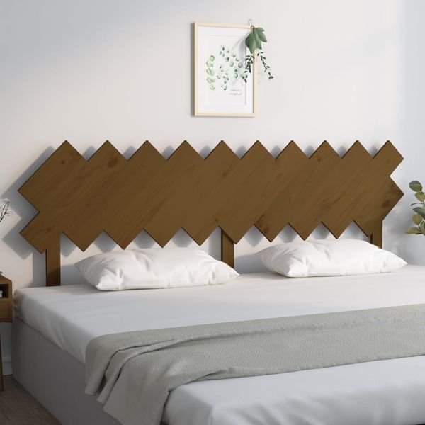 vidaXL Čelo postele medovo-hnedé 196x3x80,5 cm masívna borovica