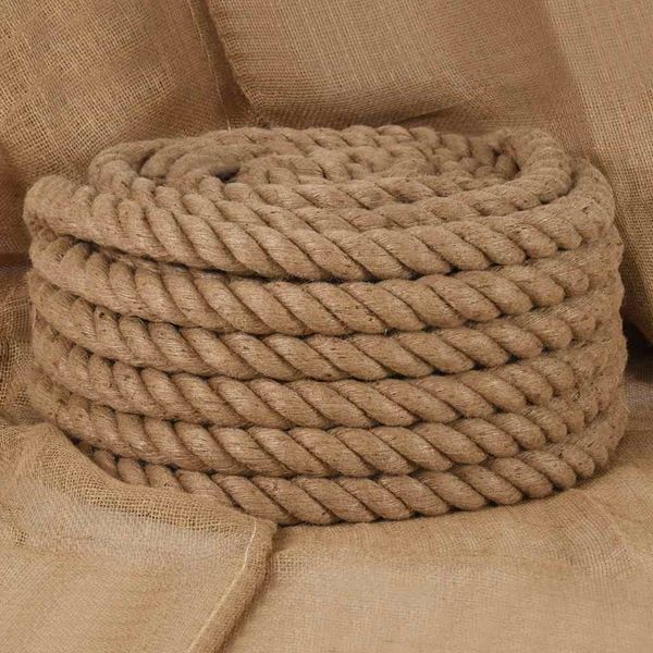 vidaXL Jutové lano 10 m dlhé 40 mm hrubé