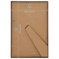 vidaXL Fotorámiky na stenu alebo stôl 5 ks bronzové 59,4x84 cm MDF