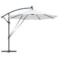 vidaXL Slnečník 294 x 294 x 248 cm Polyester a hliník Piesková