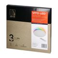 Stropné svietidlo Orno VITO AD-PL-6514WLZM/CCT 36W, 40cm + RGB ovládač