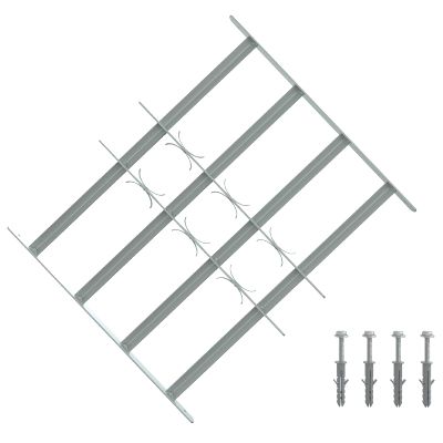 vidaXL Bezpečnostné mreže na okná so 4 priečnymi tyčami 3 pcs