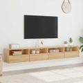 vidaXL TV nástenné skrinky 2ks dub sonoma 100x30x30cm kompozitné drevo