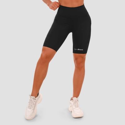 Dámske šortky Biker black - GymBeam, veľkosť XL, veľkosť oblečenia XL
