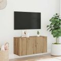vidaXL TV skrinka nástenná dub artisan 80x30x41 cm