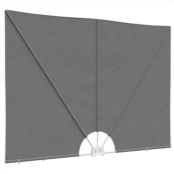 vidaXL Záclona na balkónové súkromie 240 x 160 cm Polyester