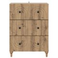vidaXL Zásuvkový kabinet 66 x 34,5 x 90 cm Kompozitné drevo