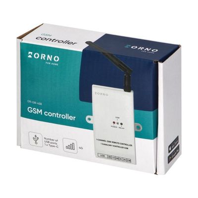 GSM ovládač na ovládanie brány ORNO OR-GB-458, s USB vstupom, 4G GSM ovládač na ovládanie brány ORNO OR-GB-458, s USB vstupom, 4G